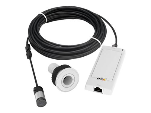 AXIS P1244 - Caméra de surveillance réseau - couleur - 1280 x 720 - 720p - iris fixe - Focale fixe - LAN 10/100 - MPEG-4, MJPEG, H.264 - PoE