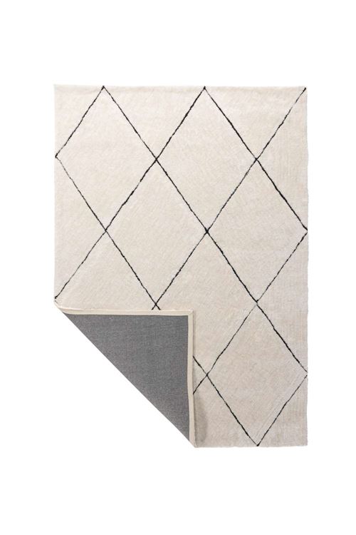 Non Communiqué Blanc Patrik Tapis De Salon