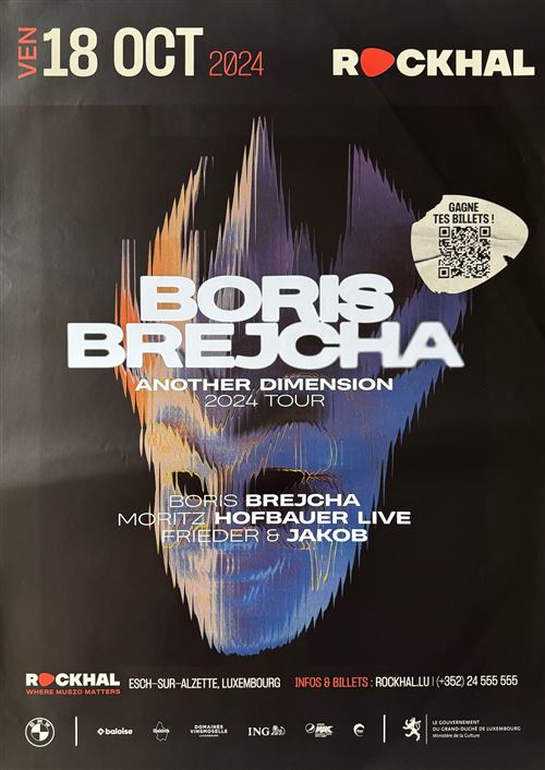 Affiche - Boris Brejcha - Another Dimension Tour 2024 - 60x84cm