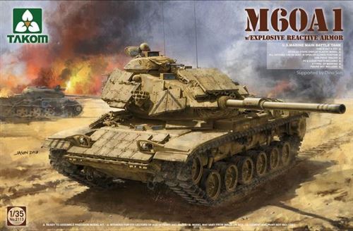 M60a1 W/era - 1:35e - Takom