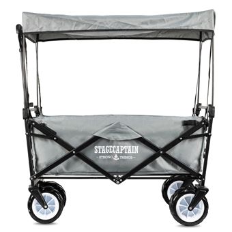 Stagecaptain – Chariot De Jardin Pliable Bollycart-907 – Camouflage – Roues Larges 17 Cm – Charge 80 Kg – Barre Ajustable