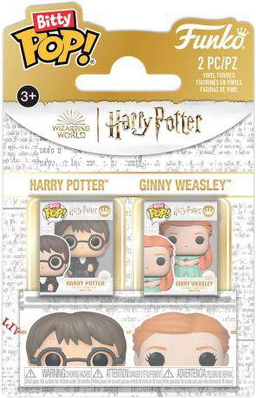 Funko Harry Potter - Pack 2 Figurines Bitty Pop! Harry & Ginny 2,5 Cm - Image 2