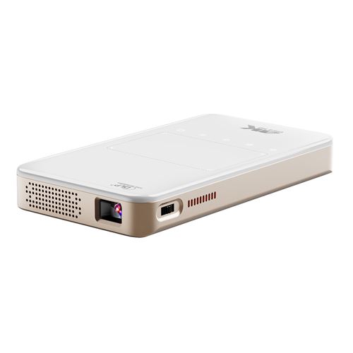 Yonis Blanc Mini Vidéoprojecteur Portable Android 4K Pico Projecteur Intelligent Wifi + Sd 64Go - Image 2