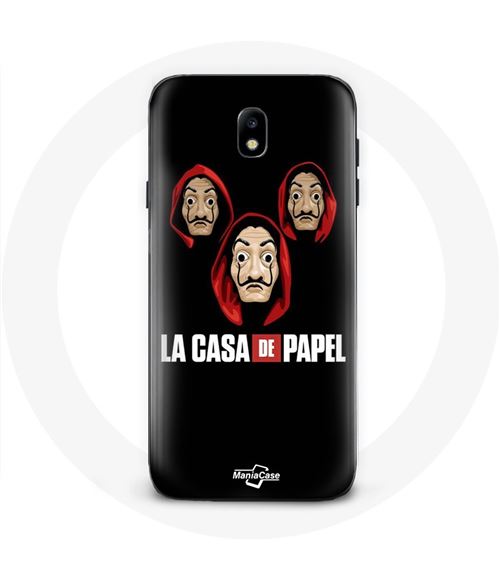 Coque pour Samsung Galaxy S4 La casa de papel Masque et Logo Maniacase