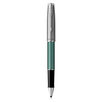 PARKER Sonnet Essentiel Stylo roller, Vert, Recharge noire pointe fine, Coffret cadeau