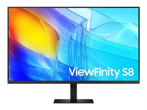 Samsung ViewFinity S8 S37D800EAU - S80D Series - écran LED - 37" - 3840 x 2160 UHD @ 60 Hz - VA - 350 cd/m² - 3000:1 - HDR10 - 5 ms - HDMI, DisplayPort - noir