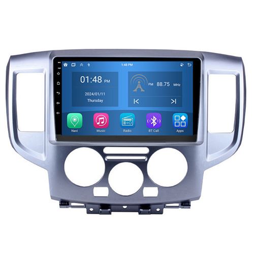 Autoradio RoverOne® Bluetooth CarPlay Android Auto Navigation 4Go RAM 64Go ROM pour Nissan NV200 M20 2009-2023