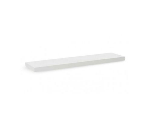 Étagère Murale Tablette en MDF Blanc - 80cm