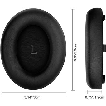 Geekria QuickFit Coussinets De Rechange Pour Casque Bose QuietComfort QC 45/35/35 Ii/25/15/2, AE 2/2i/2w, SoundTrue, SoundLink AE, Pièces De Réparation (blanc Fumé