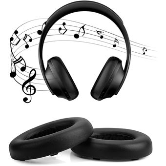 Coussinets De Remplacement Pour Casque Bose Quiet Comfort 3 (QC3) – Noir, Cuir Protéiné – Kit Avec Clips Et Vis - 10