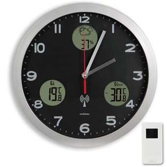 Horloge Météo Temeotrend Jc Argent à Prix Carrefour