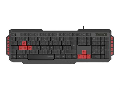 SPEEDLINK LUDICIUM Gaming - Toetsenbord - USB - Duits - zwart