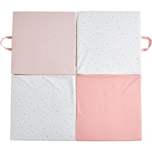 Tapis D'Éveil Malin Tineo Mon Coeur 3En1 - Tapis Évolutif Multifonction - 120X120X5 Cm