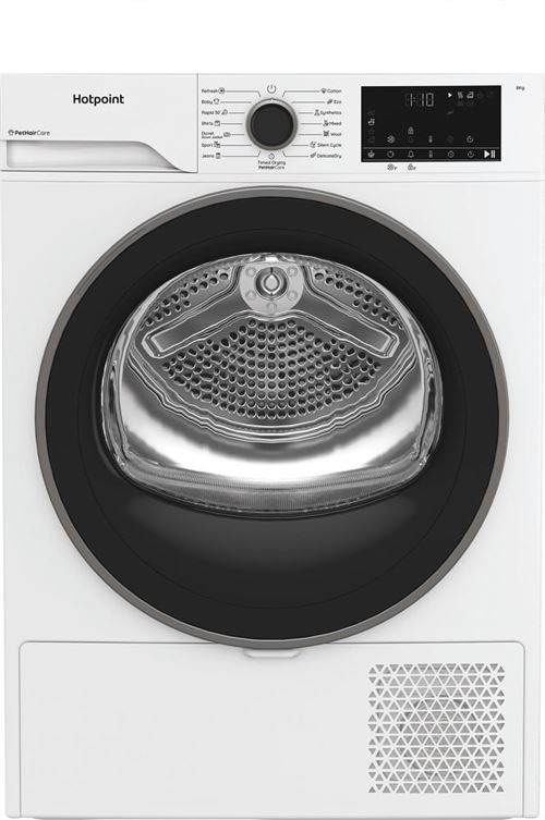 HOTPOINT  S&egrave;che linge pompe &agrave; chaleur posable 8 kg  CHD84MWBSEE