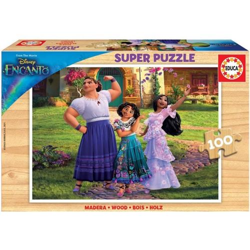 Non Communiqué Multicolore Educa - Puzzle - 100 Bois Encanto Disney
