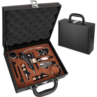 Cadeau Original Pour Couple Coffret Cadeau En Forme De Verre À Vin Avec Tire -Bouchon,Bouchon,Anneau Tire Bouchon