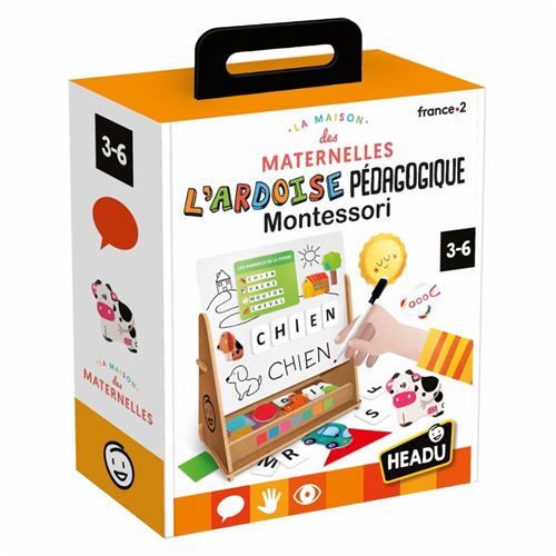 Jeu Écriture Et Lettres Headu La Maison Des Maternelles L'Ardoise Pédagogique Montessori