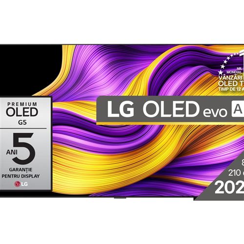  Lg Oled Evo Ai Oled83g51lw Tv 2,11 M (83"") 4k Ultra Hd Smart Tv Wi-fi Nero
