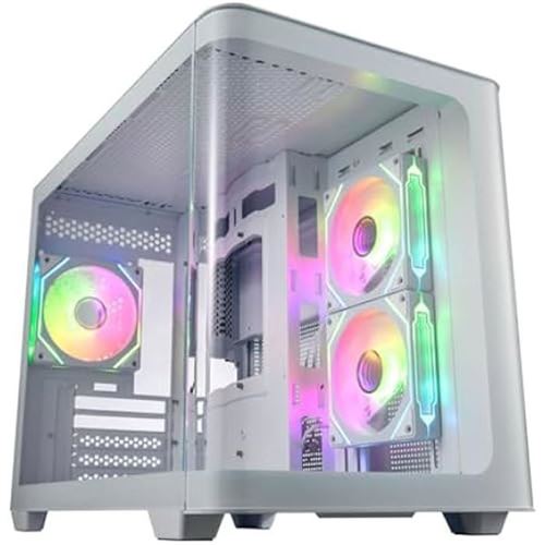 FSP S380-WA Micro Tower Blanc