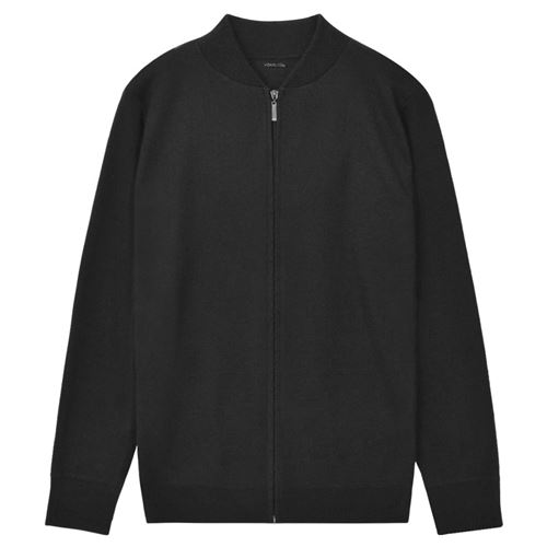 vidaXL Cardigan pour hommes Noir Taille M