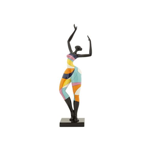 Non Communiqué Femme Multicolore Statuette Danseuse "Rubic" 38Cm