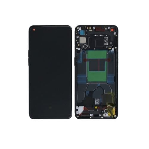 Original Ecran LCD et Vitre Tactile Avec Chassis Noir Stellaire pour OPPO Reno 6 5G 4907749