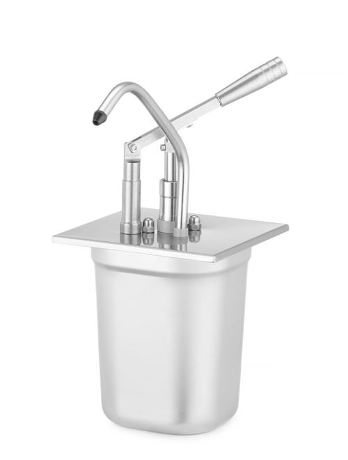 Couvercle Inox avec Distributeur pour Bacs GN 1/6 276x165mm   Hendi