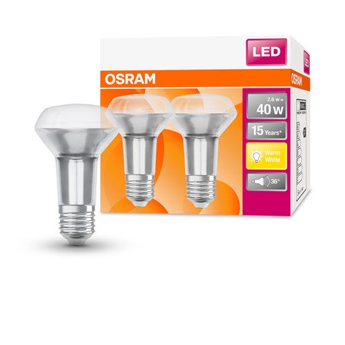 Lampe de réflecteur LED OSRAM - prise: E14 - blanc chaud - 2700 k - 3 - 30  W - remplacement pour une lampe réflecteur de 40 W - étoile LED R50} -  Équipements électriques pour luminaire - Achat & prix