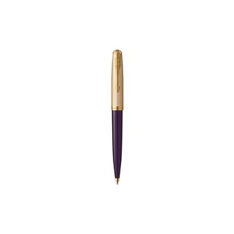 Stylo Bille Parker 100 - Couleur Crème Et Doré - Capuchon Plaqué Or - Neuf Avec Défauts