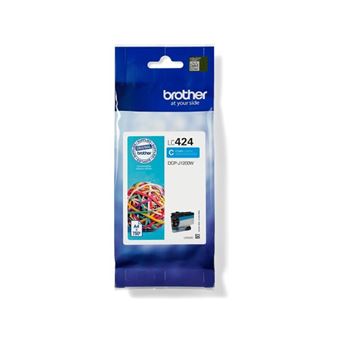 Brother LC424C - Cyan - original - cartouche d'encre - pour Brother DCP-J1200W