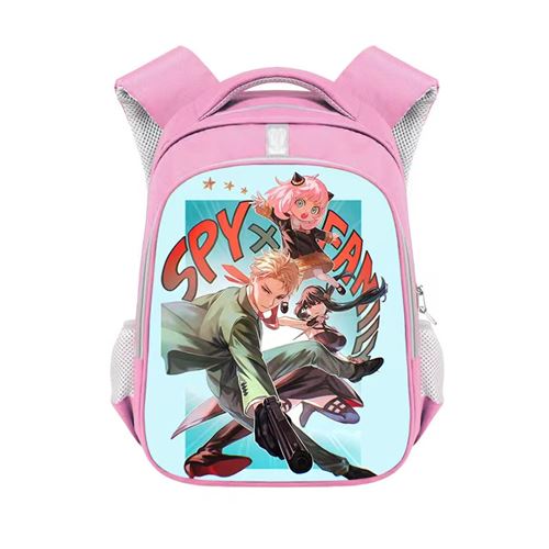 Sac à Dos Spy x Family pour Enfants Cadeaux pour Filles (SD1333) 28*15*38 cm Multicolore