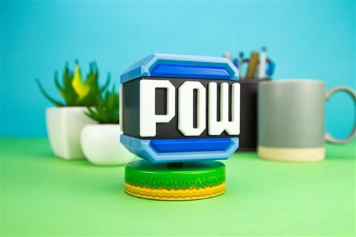 Paladone Products Super Mario: Pow Bloc Ic&ocirc;ne Lumi&egrave;re- - Guirlandes e