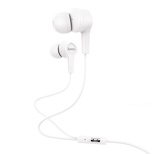 Ecouteurs Filaires avec Micro pour Hoco Blancs M50