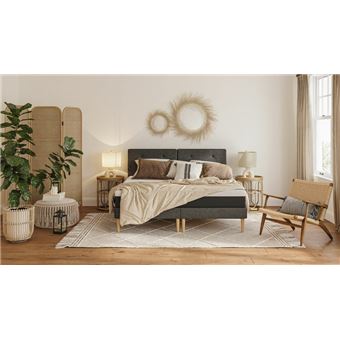 Matelas ressorts ensachés Emma hybride - 160x200 cm - 25 cm d'épaisseur - Mémoire de forme