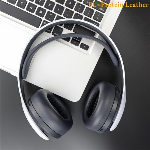 Coussinets Casque SOULWIT Pour Sony PS5 Pulse 3D Wireless - Cuir Protéiné, Mousse Anti-bruit | Set De Remplacement