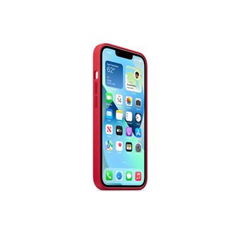 Apple - Coque de protection pour téléphone portable - compatibilité avec MagSafe - silicone - rouge - pour iPhone 13