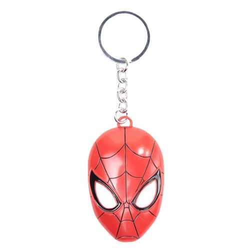 Porte-clés en métal pour masque Spider-Man