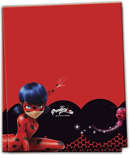 Ladybug Nappe Miraculous Plastique 120 x 180 cm Décoration anniversaire enfant