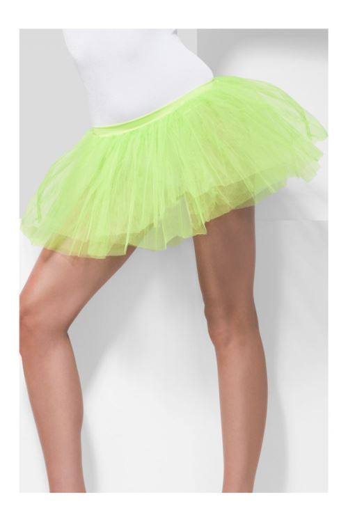 Tutu En Resille 80's Fluo Vert - Vert - Taille Unique
