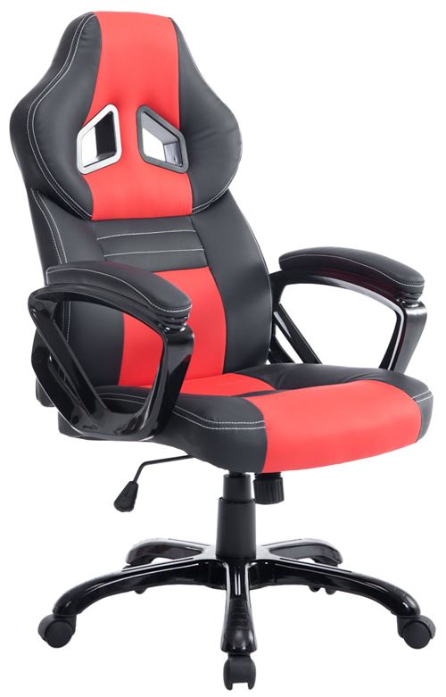 CLP Fauteuil de bureau / Gaming Pedro , Noir / Rouge 