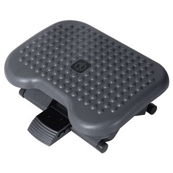 Repose Pieds Ergonomique De Bureau Hauteur Et Inclinaison Reglables 46l X 37l Cm Gris Noir Achat Prix Fnac