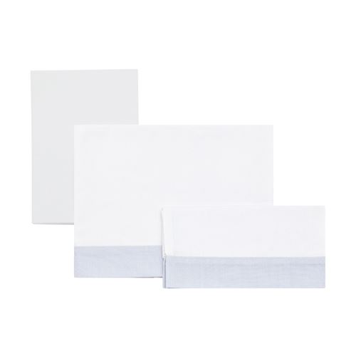 Jeu 3 Pcs.Parure De Lit 100X165 Cm Star Bleu