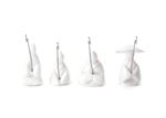 Kikkerland CU127 Lot de 4 Supports pour sachets de thé Motif pêcheur
