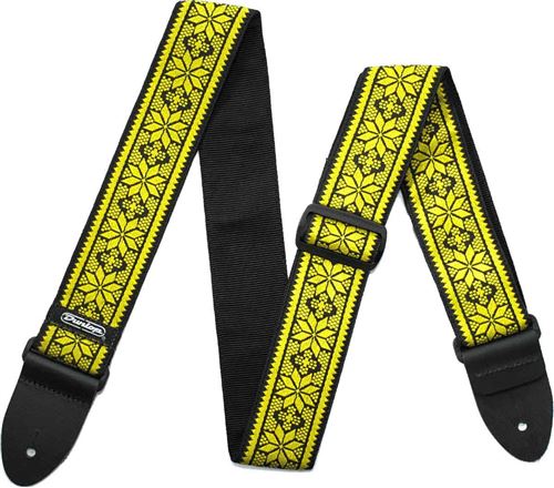 Dunlop D67-02YE - Sangle guitare Jacquard Fillmore Yellow