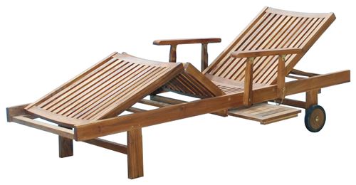 Bain de soleil en teck UNO