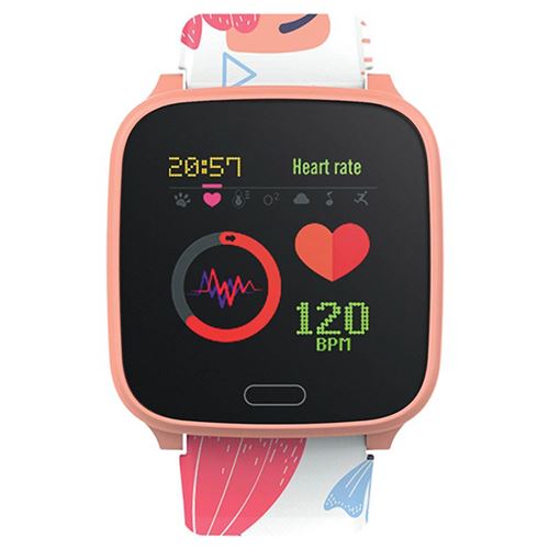 Montre Connectée Tracker Étanche Bracelet Silicone iGO Forever Rose gold
