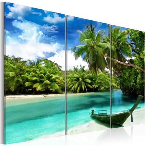 Tableau - On The Island Of Dreams .Taille : 90x60