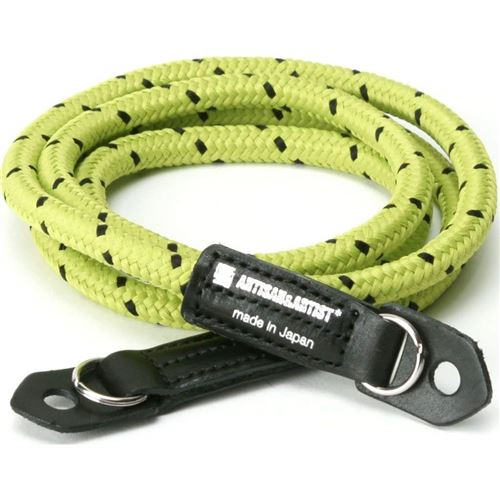 'artisan & Artist Acam-701 Sangle Pour Appareil Photo Polyester/cuir, 859829 Jaune/vert/noir