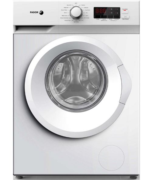 Fagor Flfn6012Ei - Machine À Laver - Largeur : 59.5 Cm - Profondeur : 47 Cm - Hauteur : 85 Cm - Chargement Frontal - 38 Litres - 6 Kg - 1200 Tours/Min - Blanc