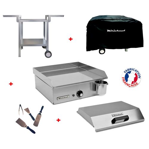 Pack plancha &eacute;lectrique NEO E420 + Chariot + accessoires - MIRICHAUD 
